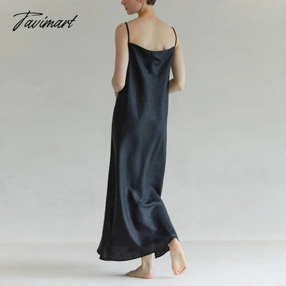 Retro 100% Linen Women Dresses Summer Sexy Spaghetti Strap Sleeveless Open Side Harajuku Long Maxi Party Club Dress