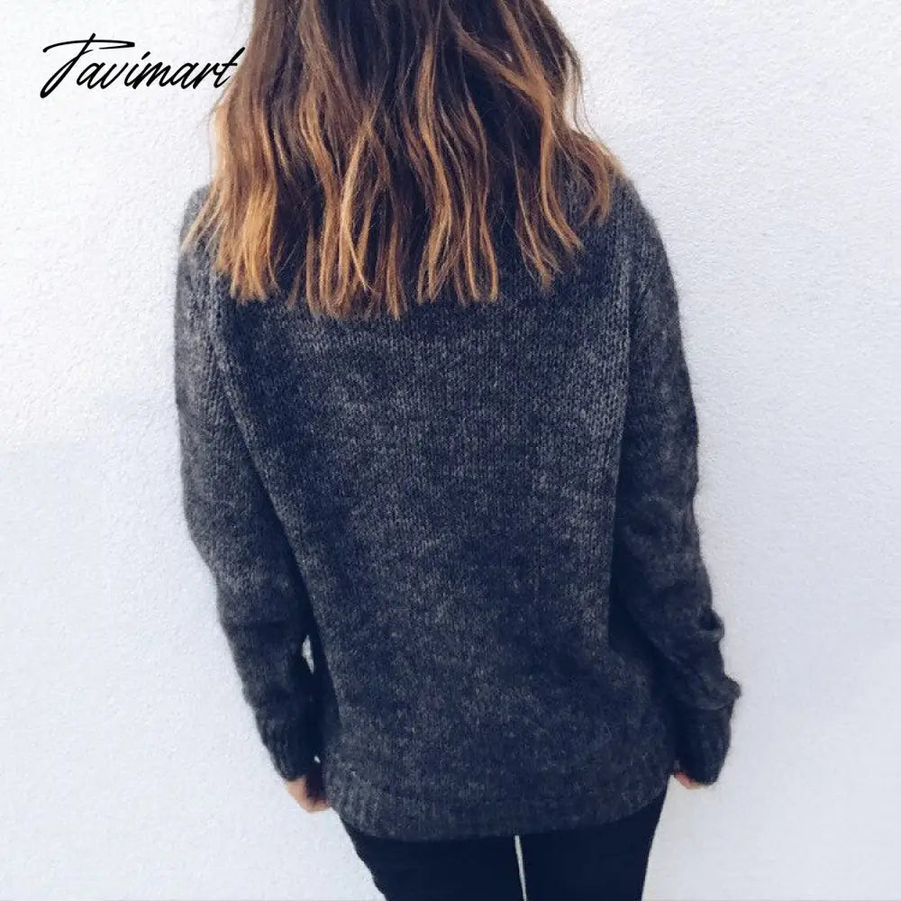 Roupas Feminina Christmas Turtleneck Sweater Women Casual Loose Street Knit Pullover Autumn Korean Jumper