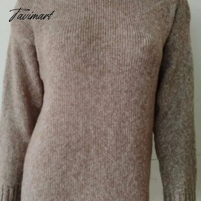 Roupas Feminina Christmas Turtleneck Sweater Women Casual Loose Street Knit Pullover Autumn Korean Jumper