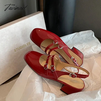 Shoes Woman Low Slipper Rome Hoof Heels Rubber Slides Fabric Low Shoes Ladies' Slippers Slides Fabric Rome Rubber Hoof