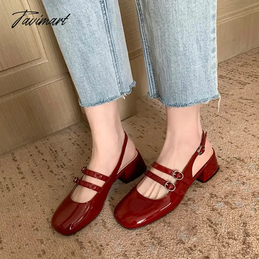 Shoes Woman Low Slipper Rome Hoof Heels Rubber Slides Fabric Low Shoes Ladies' Slippers Slides Fabric Rome Rubber Hoof