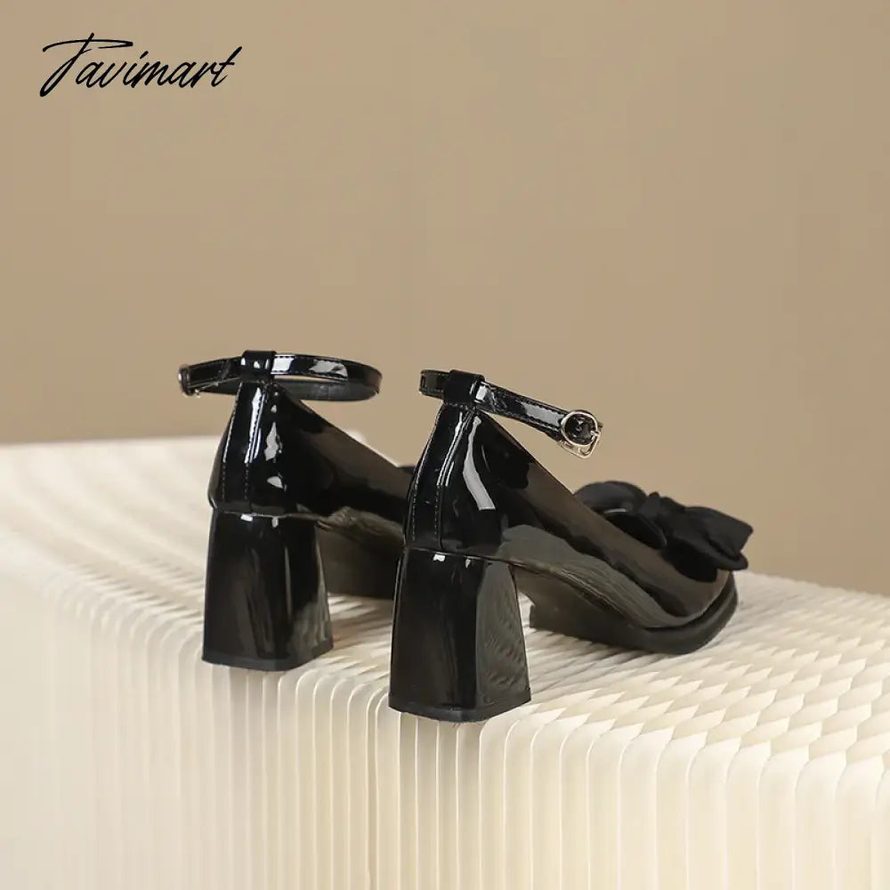 Small size thick heeled shoes, four seasons thick sole, waterproof platform, high heels, sweet and elegant women's shoes