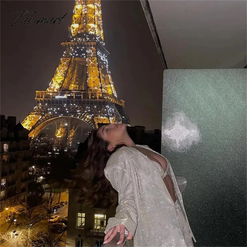 Sparkly Blazers For Women Oversized Loose Sliver Black Gliiter Casual Jackets Blazer Set Pink Coat Women Party Outfits