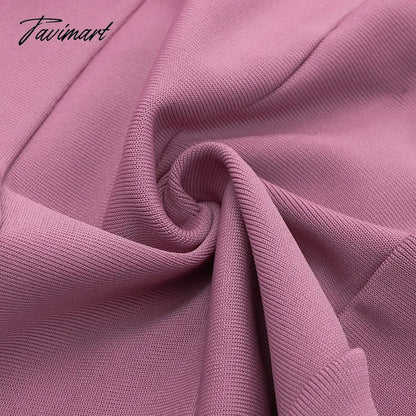 Spring New Bandages Dress Women Flare Sleeve Patchwork Clothes Sexy Club Party Bodycon Dress