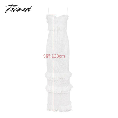 Summer Elegant White Women Ready To Wear Dresses Maxi Luxury Lace Bodycon Wedding Event Party Dress Formal Occsaion