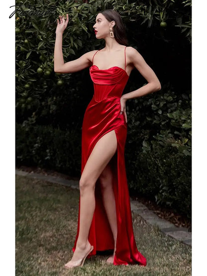 Summer Maxi Dress Satin Bodycon Dress Women Party Dress New Arrivals Red Backless Sexy Celebrity Date Night Dresses