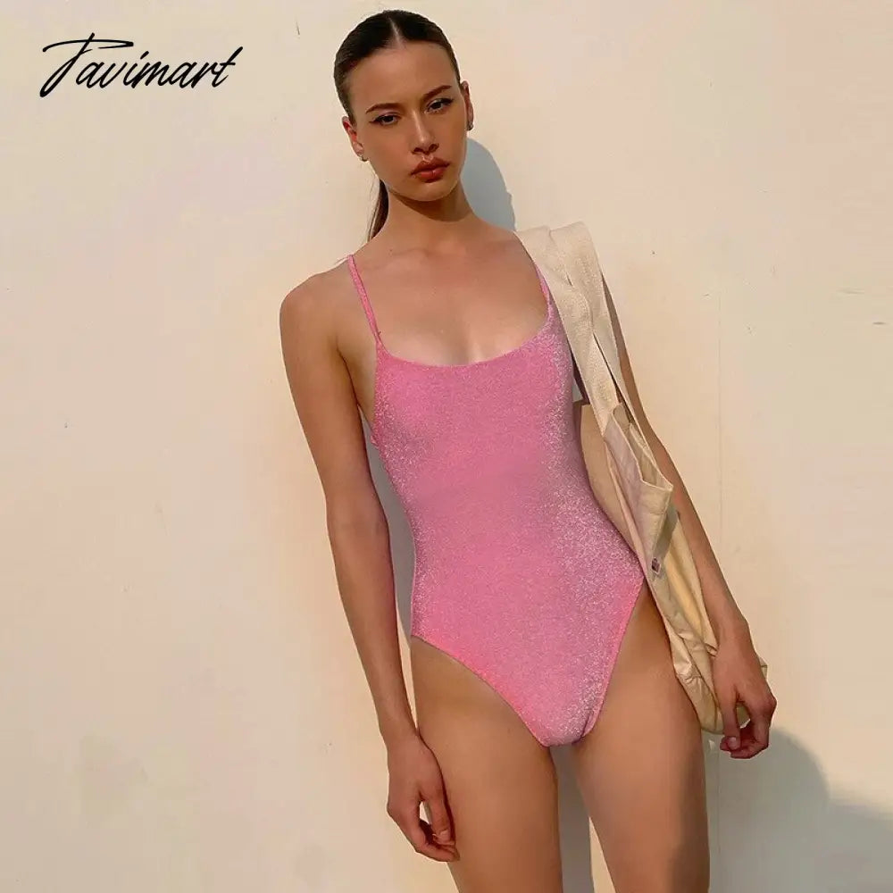 Summer Straps Bodysuit Women Sleeveless Strapless Bodycon Sexy Body Tops Sparkly Streetwear One Piece Rompers Overalls