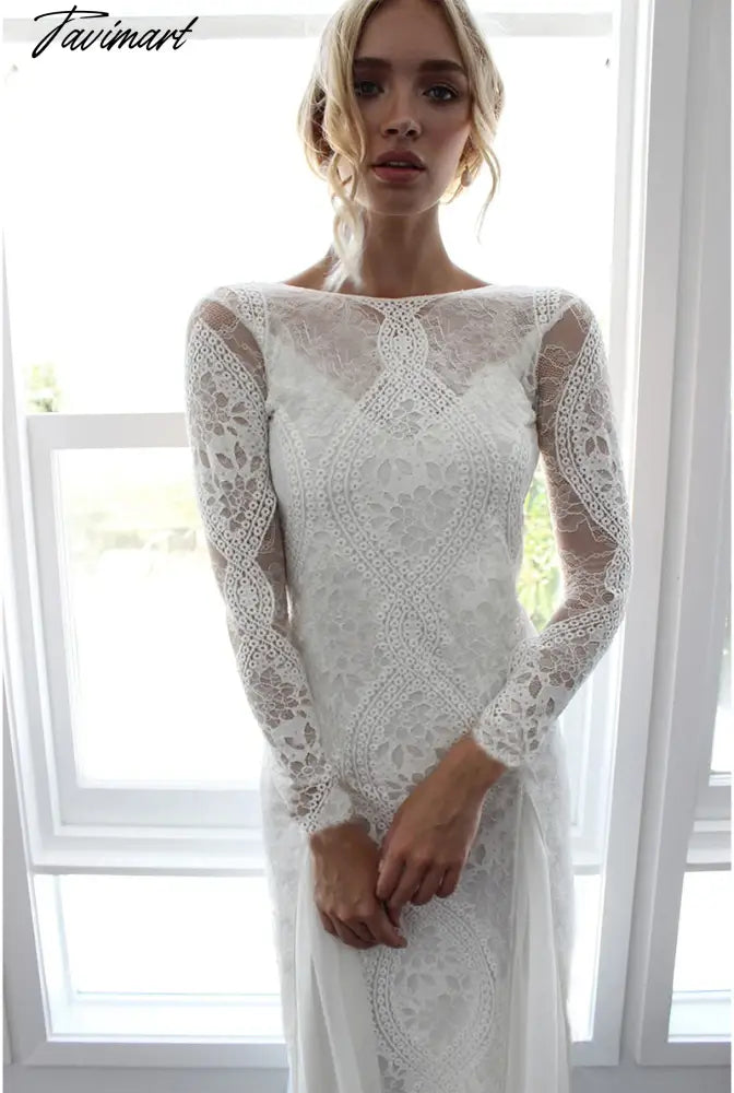 Summer Women Long Party Dress Vintage Long Sleeve Floor Length Sexy Backless White Lace Maxi Dress