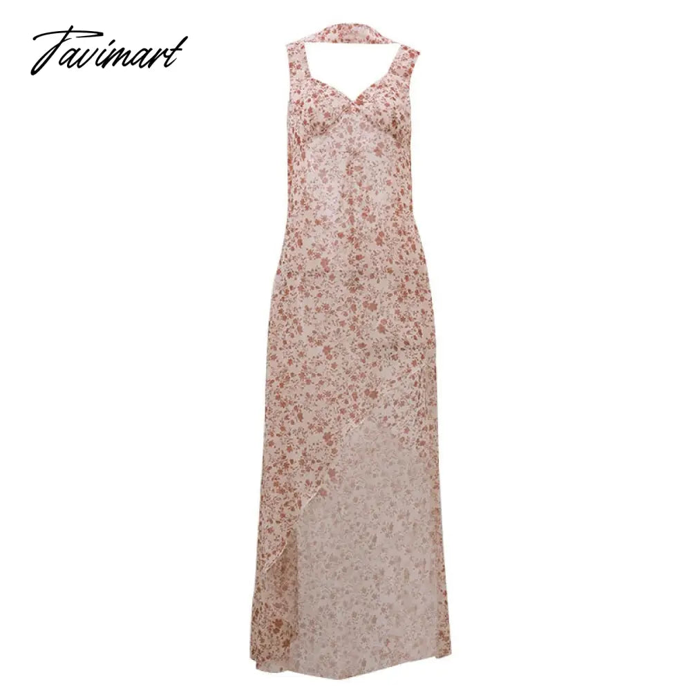 Tight Dress Backless Sexy Dresses for Women Sling Prom Gown Irregular Fashion Sexy Floral Long Dresses Summer Woman