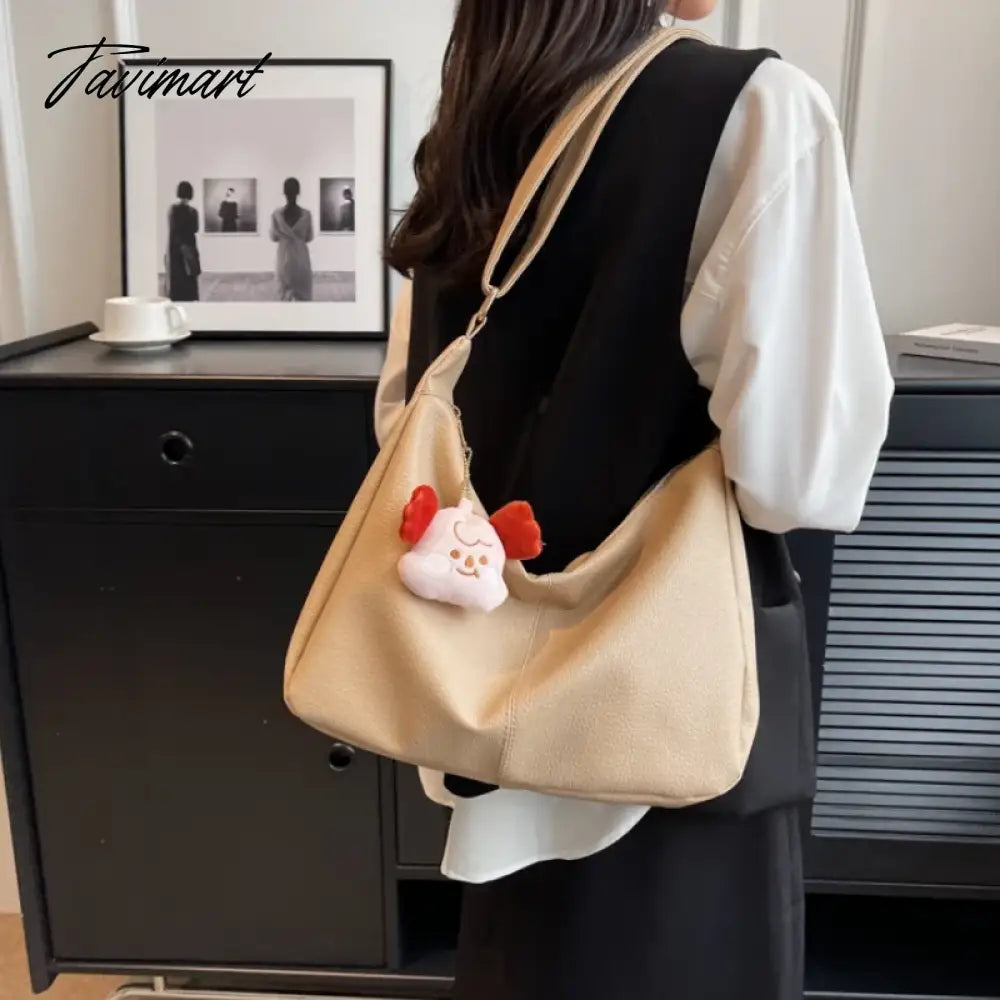 Tote Bags For Women School Casuals Crossbody Bags Large Capacity High Quality Designer Shoulder Bag Leather Solid Color Shopping