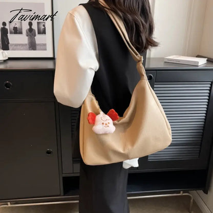 Tote Bags For Women School Casuals Crossbody Bags Large Capacity High Quality Designer Shoulder Bag Leather Solid Color Shopping