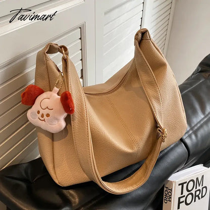 Tote Bags For Women School Casuals Crossbody Bags Large Capacity High Quality Designer Shoulder Bag Leather Solid Color Shopping