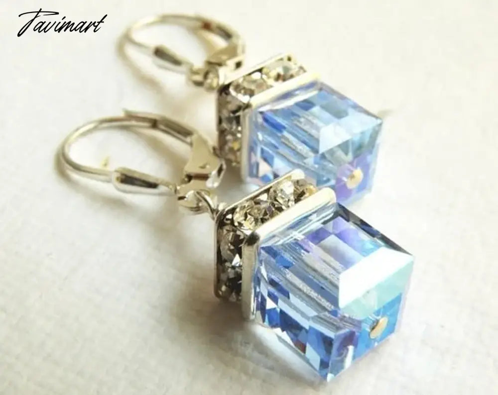 Trendy Silver Color Inlaid with Green Stones Drop Earring Women Shining Zircon Hook Dangle Earrings Wedding Jewelry