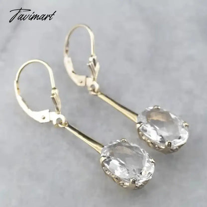 Trendy Silver Color Inlaid with Green Stones Drop Earring Women Shining Zircon Hook Dangle Earrings Wedding Jewelry