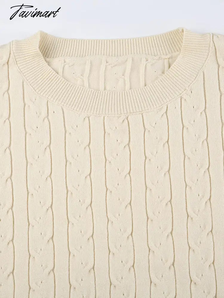 Twisted Flower Knitted Sweater Shorts 2 Pieces Set Woman Autumn Winter Long Sleeve Top Elastic High Waist Short Pant Y2k Sets