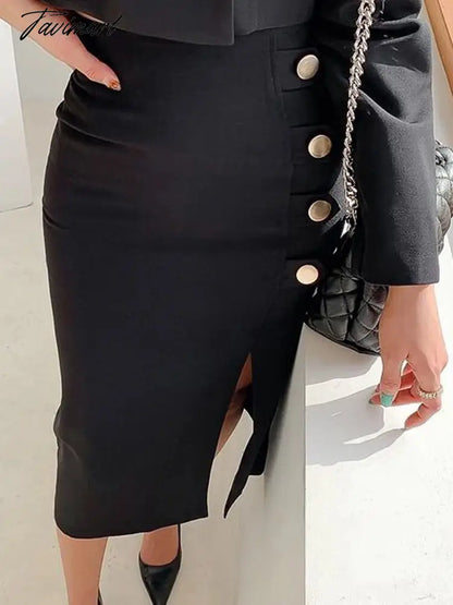 Two-piece women dress office suit short jacket slit long skirt sexy dresses elegant black two-piece Women's suits Two-piece