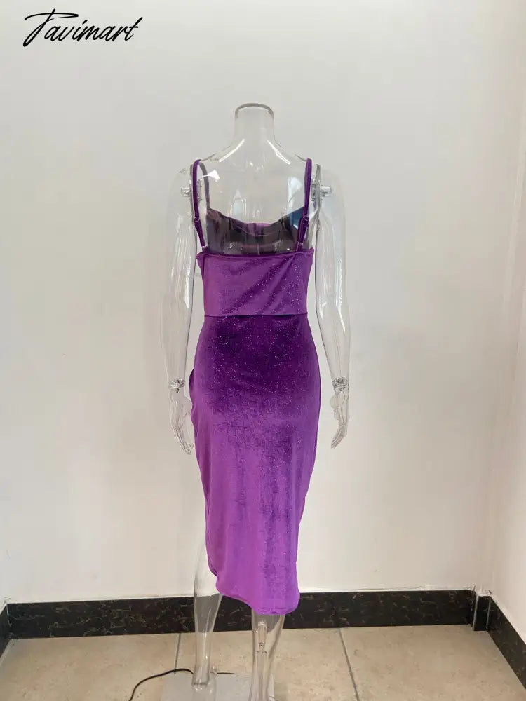 Velvet Summer Women Bodycon Long Solid Midi Dress Sleeveless Backless Elegant Party Outfits Sexy Club Clothes