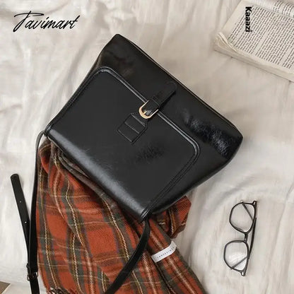 Vintage Red Classic Large Capacity New Handbag Casual Versatile Women's Shoulder Bags Luxury Designer Crossbody Bag Trend