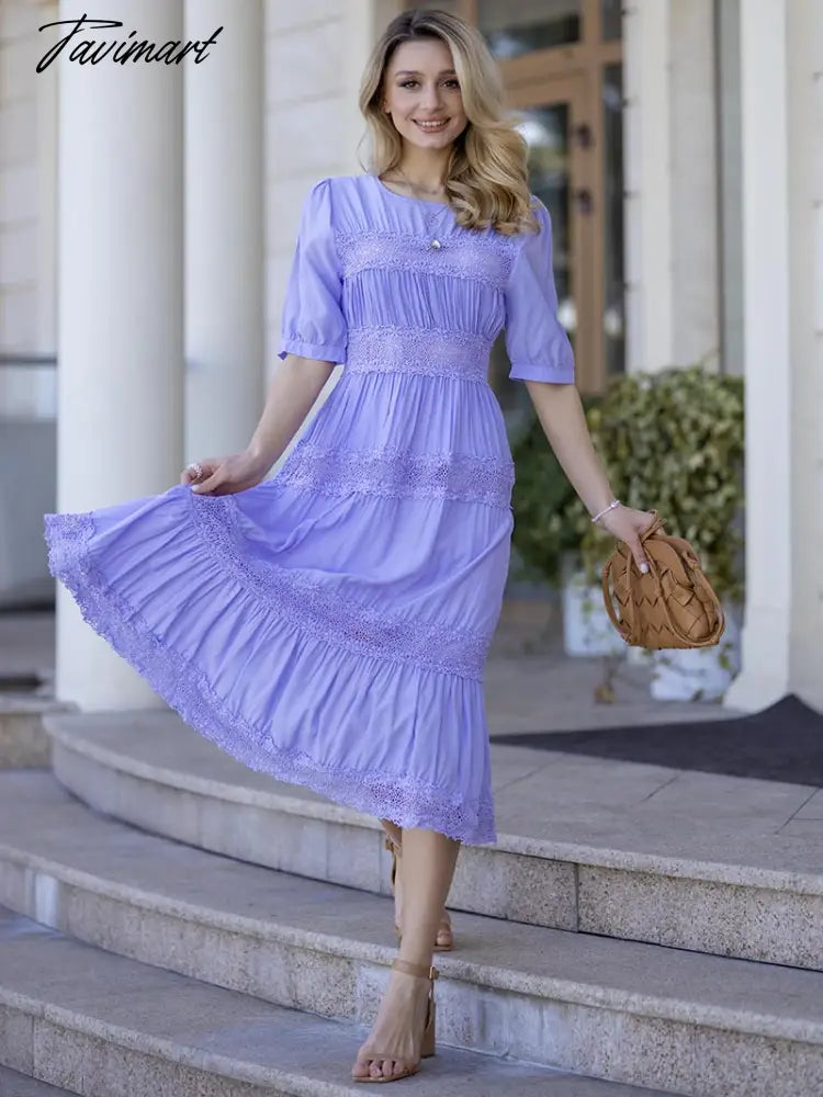 Vintage Short Sleeve Hollow Lace Chiffon Maxi Dress Sexy Bodycon Beach Dress Elegant Long Evening Dresses For Women Summer