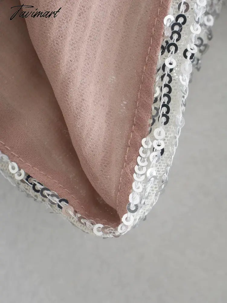 Vneck Blusas Long Sleeve Short Shirt Women Blouse Ins Fashion Blogger England Style Sequins Party Blouse Women And Tops