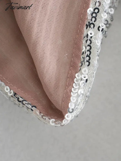 Vneck Blusas Long Sleeve Short Shirt Women Blouse Ins Fashion Blogger England Style Sequins Party Blouse Women And Tops
