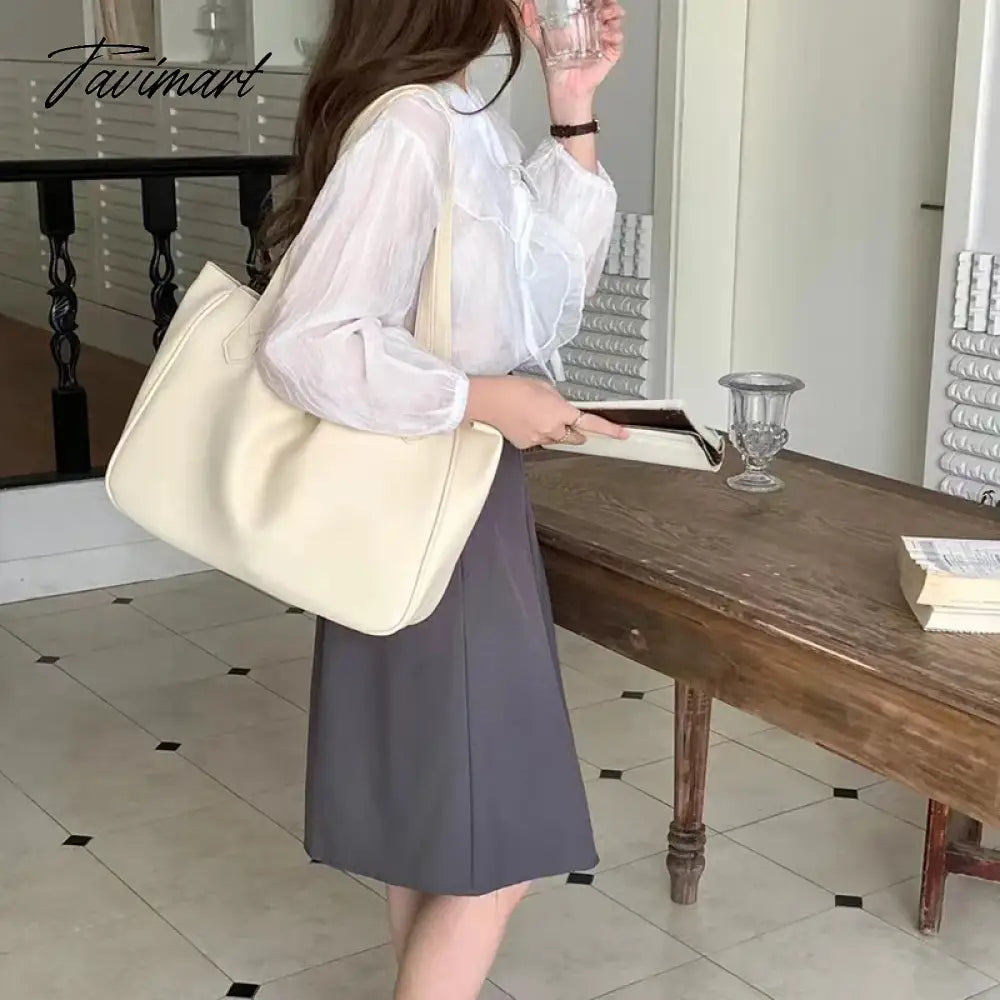 Winter Soft PU Leather Bags Retro Exquisite Ladies Square Totes Original Fold Women's Natural Handbag Female Women's Handbags