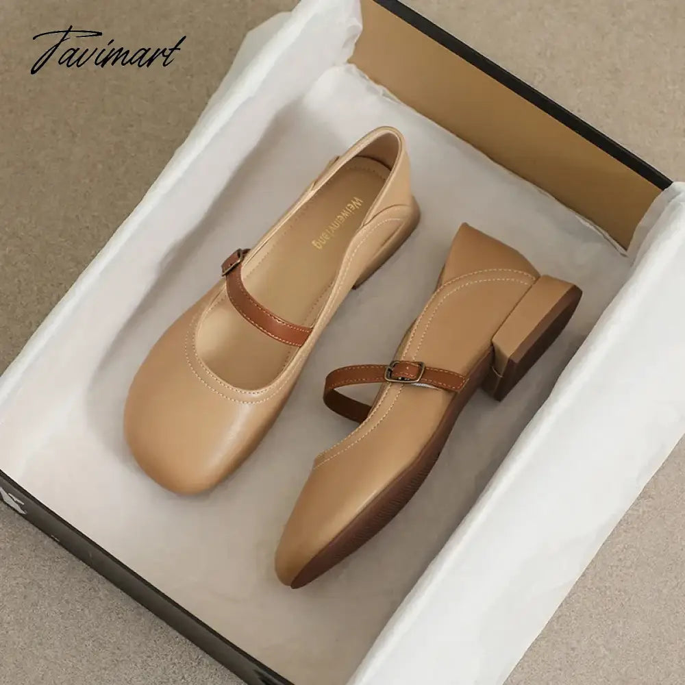 woman mary jane shoes fashion brand design work office and banquet Spring and Autumn Casual Outerwear Large size 41-43 low heel