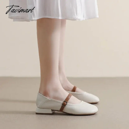 woman mary jane shoes fashion brand design work office and banquet Spring and Autumn Casual Outerwear Large size 41-43 low heel