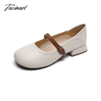 woman mary jane shoes fashion brand design work office and banquet Spring and Autumn Casual Outerwear Large size 41-43 low heel