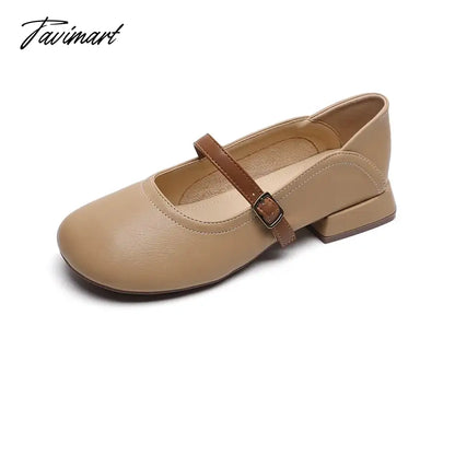 woman mary jane shoes fashion brand design work office and banquet Spring and Autumn Casual Outerwear Large size 41-43 low heel