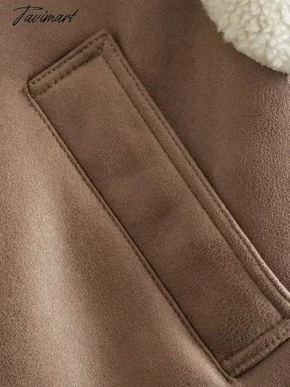 Women Autumn New Fashion Fur In One Waistcoat Vintage Sleeveless Female Vest Coat Chic Tops