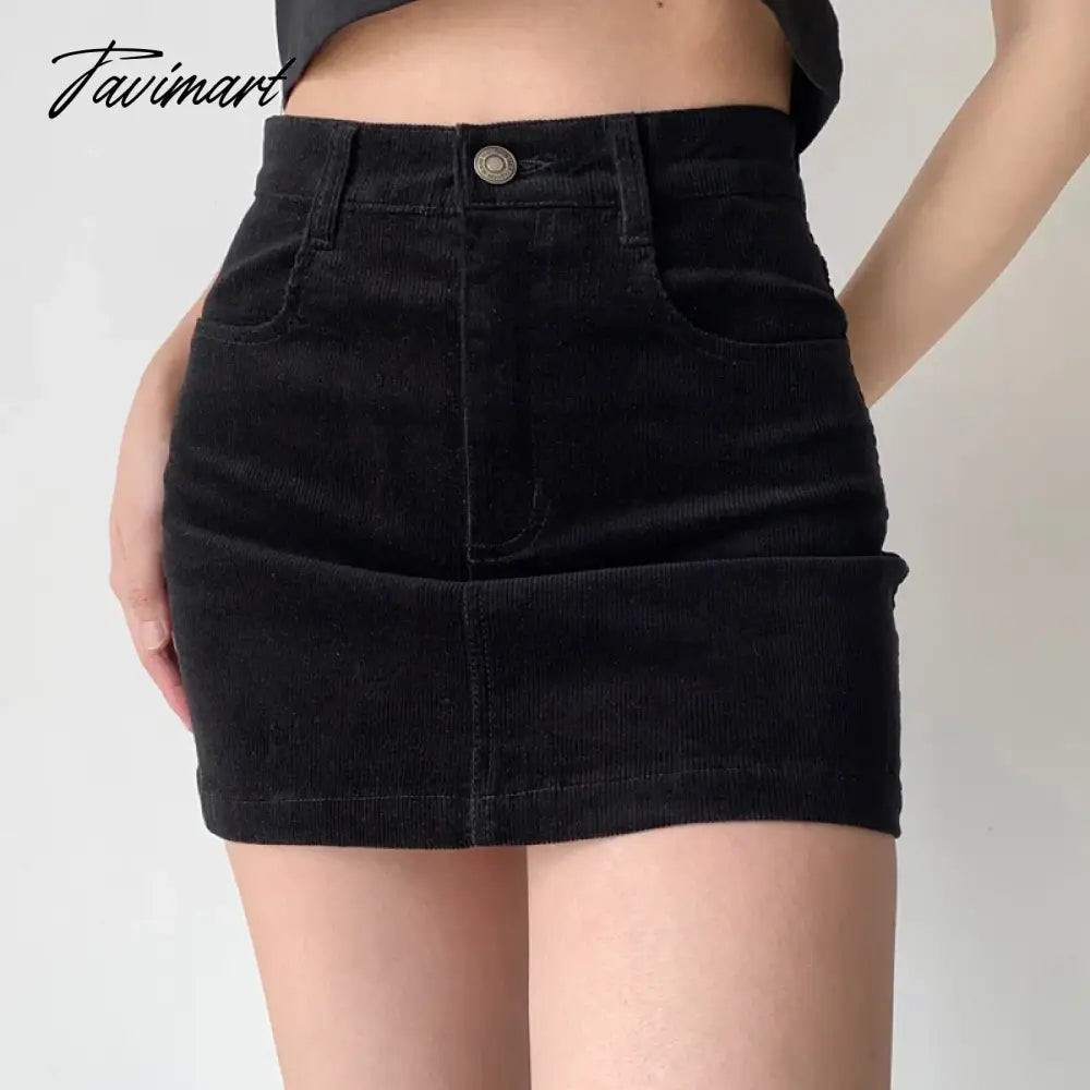 Women Corduroy Original Super Mini Skirt юбка с вельветом