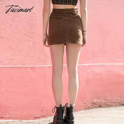 Women Corduroy Original Super Mini Skirt юбка с вельветом