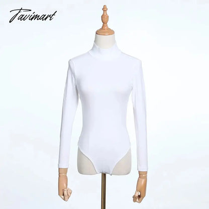 Women High Neck Ultra Low Back Bodysuit
