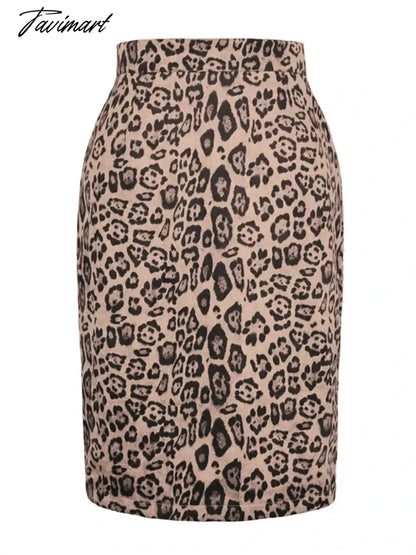 Women Leopard Print Long Skirts Suede Fabric Official Ladies New Wrap Skirt Autumn Elastic High Waisted Maxi Skirts
