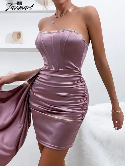 Women's formal dresses for women broken diamond tassel irregular fish bone corset mini dress glitter dress elegant party