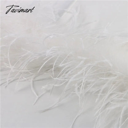 Women Sleeveless Crop Top Feathers Black Off Shoulder Summer White Cami Y2K Sexy Tank Tops Club Party