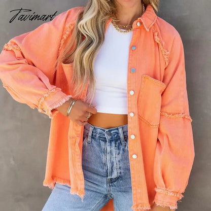 Women Turn Down Collar Shirts Jackets Tops Elegant Femme Casual Loose Solid Coats Autumn Winter Single Breasted Basic Outerwear