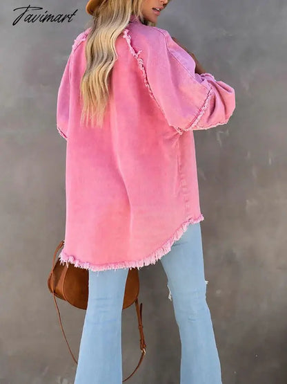 Women Turn Down Collar Shirts Jackets Tops Elegant Femme Casual Loose Solid Coats Autumn Winter Single Breasted Basic Outerwear