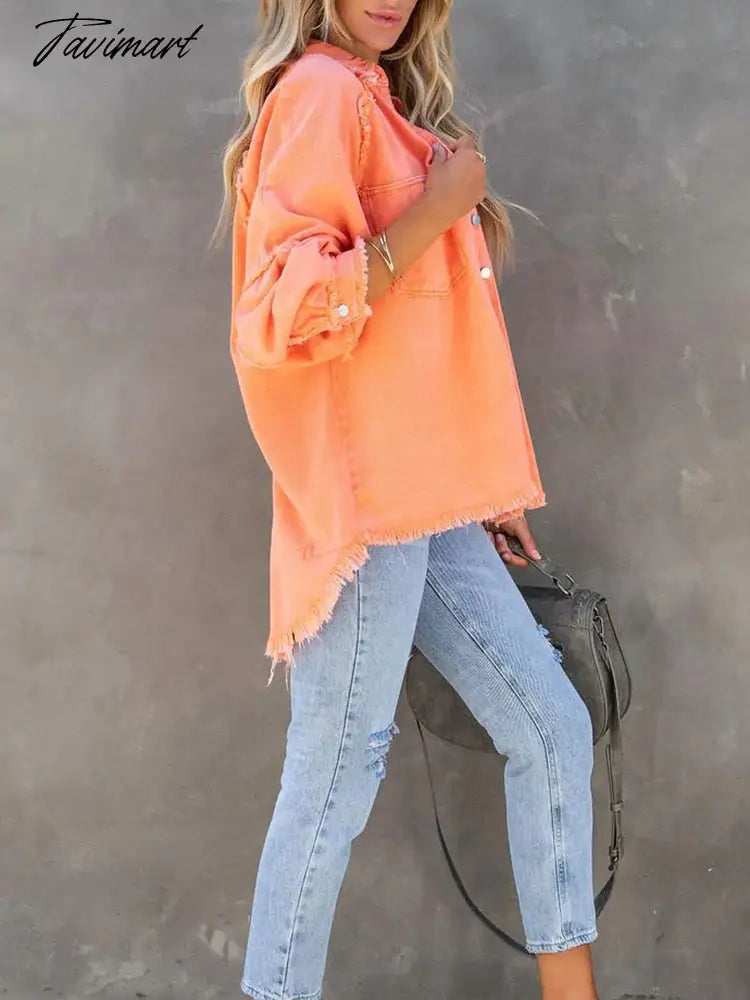 Women Turn Down Collar Shirts Jackets Tops Elegant Femme Casual Loose Solid Coats Autumn Winter Single Breasted Basic Outerwear