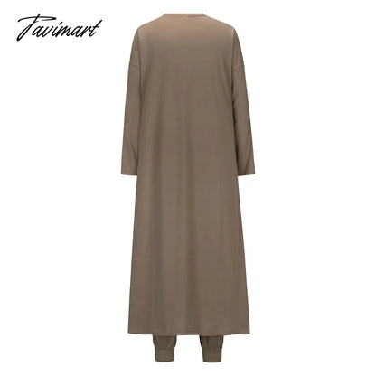 Womens Pajamas Set Fall Winter 3 Piece Loungewear Set Crop Vest Top Loose Pants and Cardigan Knitwear Lounge Set