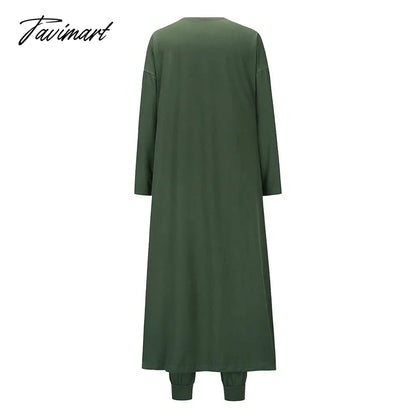Womens Pajamas Set Fall Winter 3 Piece Loungewear Set Crop Vest Top Loose Pants and Cardigan Knitwear Lounge Set