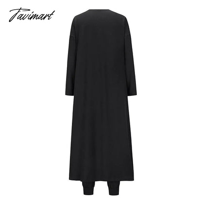 Womens Pajamas Set Fall Winter 3 Piece Loungewear Set Crop Vest Top Loose Pants and Cardigan Knitwear Lounge Set