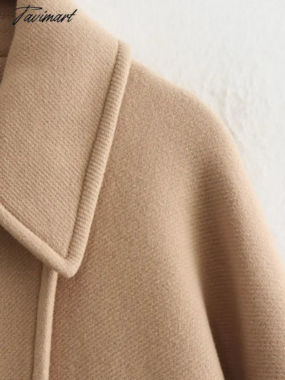 Wool Blends single Breasted Women Jacket Coats Long Sleeved Warm Jacket Coat Autumn Winter Fashion Ladies Outwears