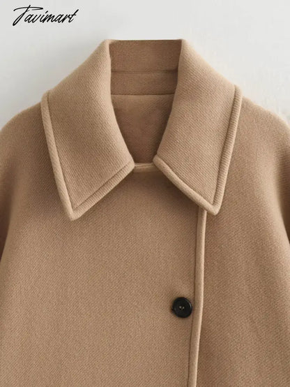 Wool Blends single Breasted Women Jacket Coats Long Sleeved Warm Jacket Coat Autumn Winter Fashion Ladies Outwears