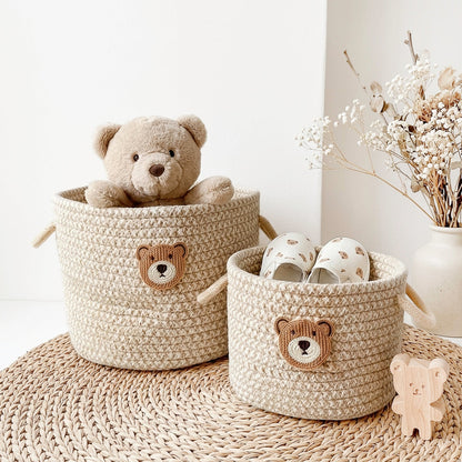 Woven Storage Basket (2 PCS)