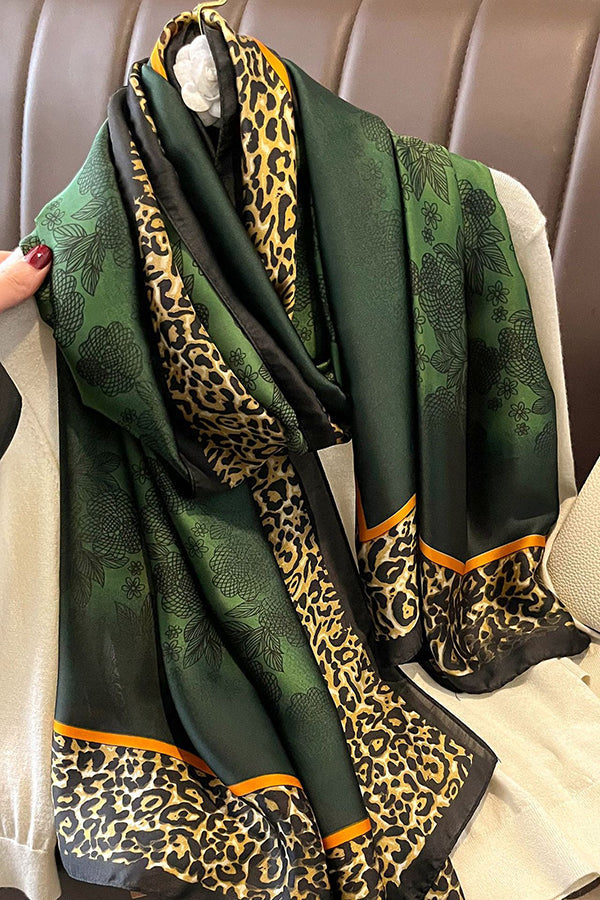 Elegant Imitation Silk Oversized Shawl Scarf