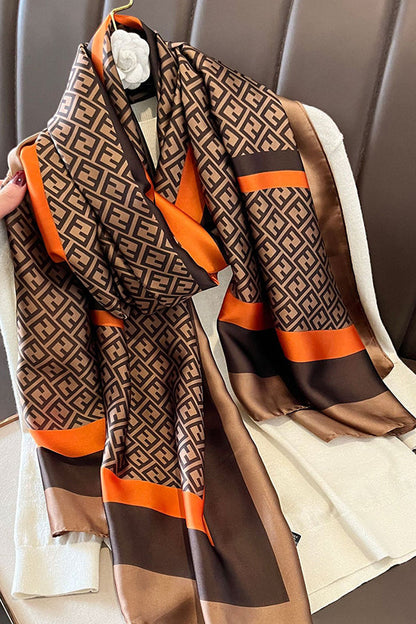 Elegant Imitation Silk Oversized Shawl Scarf