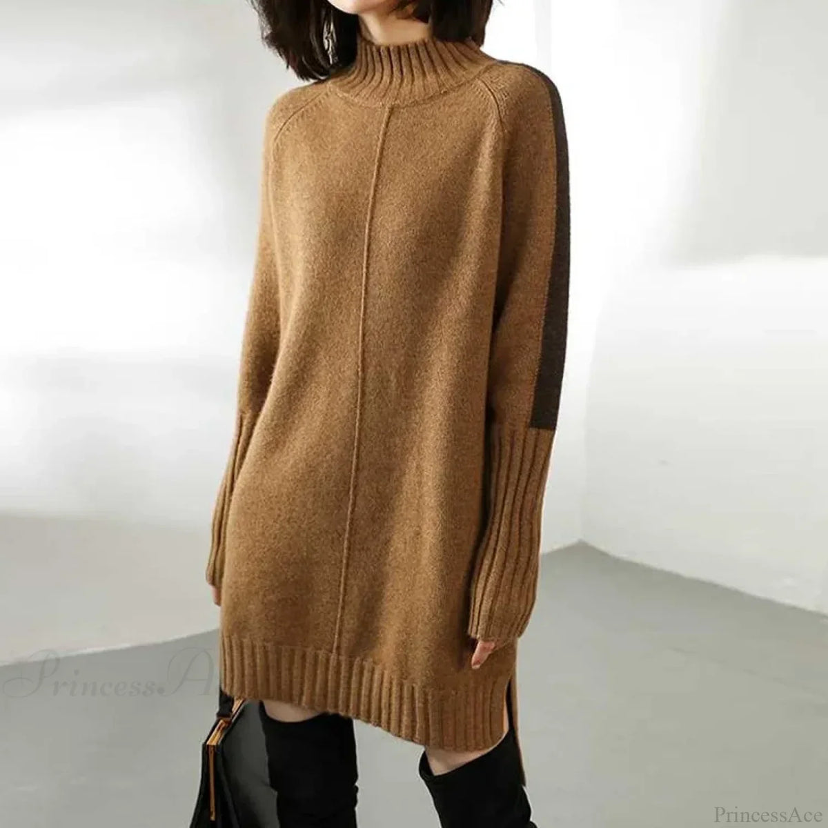 Turtleneck Wool Knit Warm Sweater