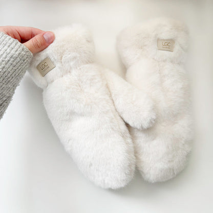 Nordic Plush Mittens